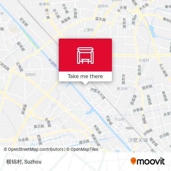 横锦村 map