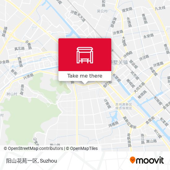 阳山花苑一区 map