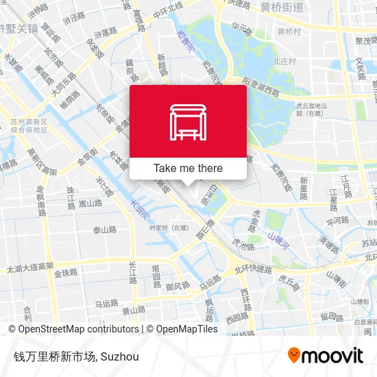 钱万里桥新市场 map