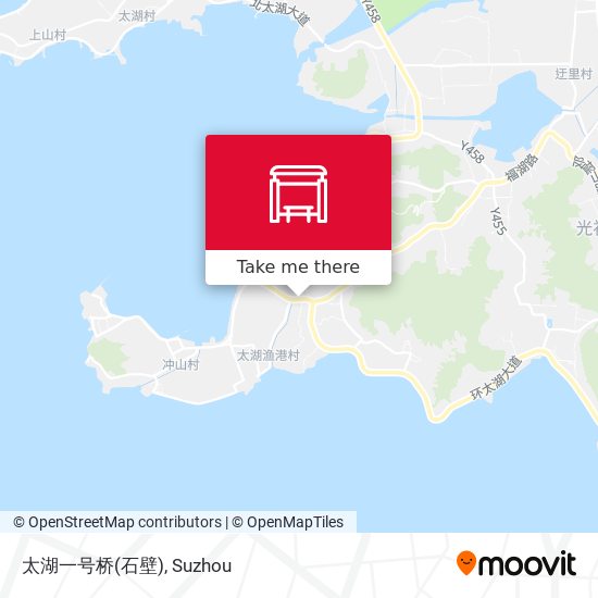 太湖一号桥(石壁) map