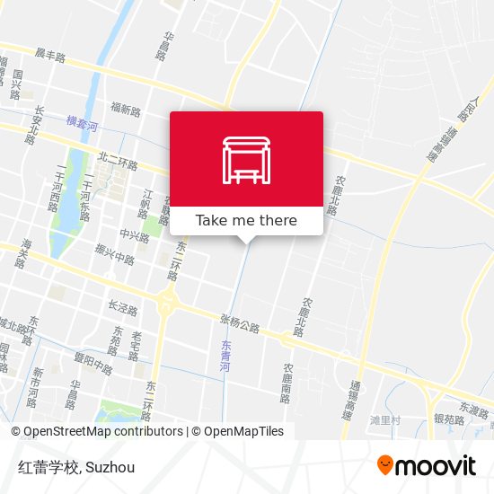 红蕾学校 map