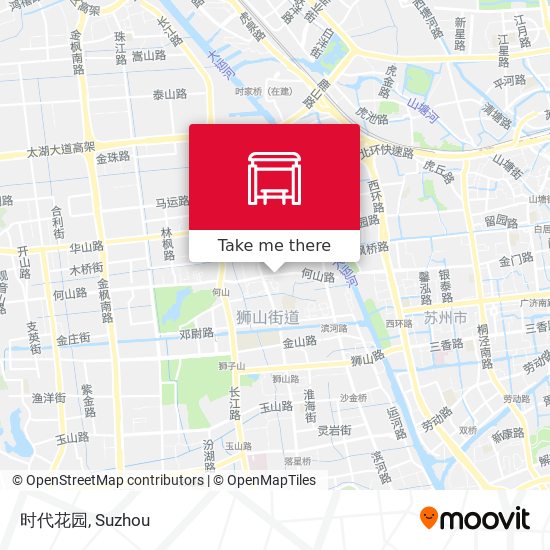 时代花园 map