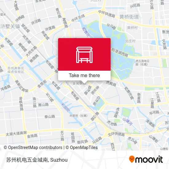 苏州机电五金城南 map