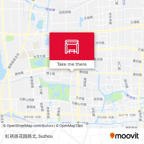 虹祺路花园路北 map