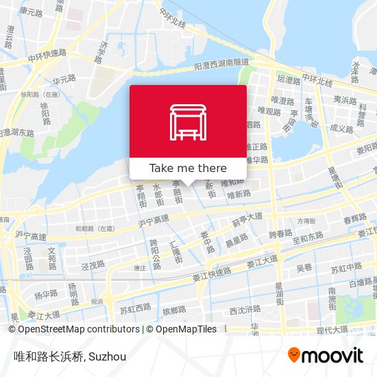 唯和路长浜桥 map