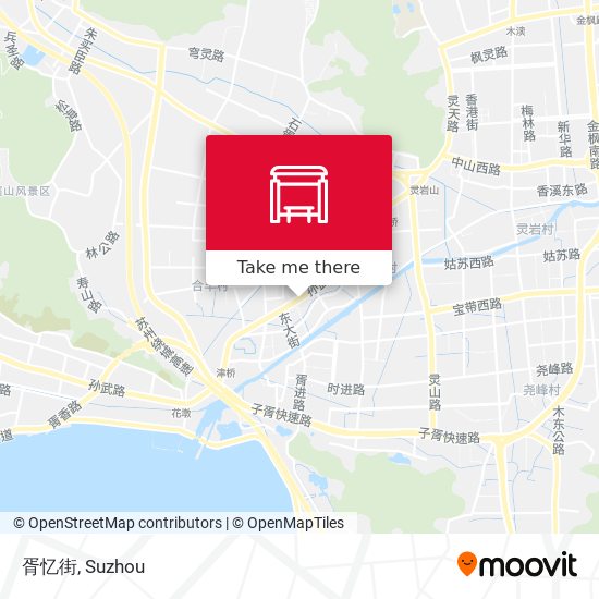胥忆街 map