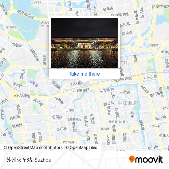 苏州火车站 map