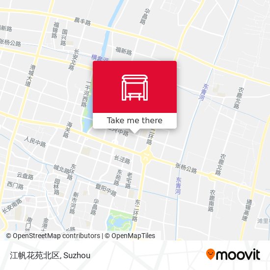 江帆花苑北区 map