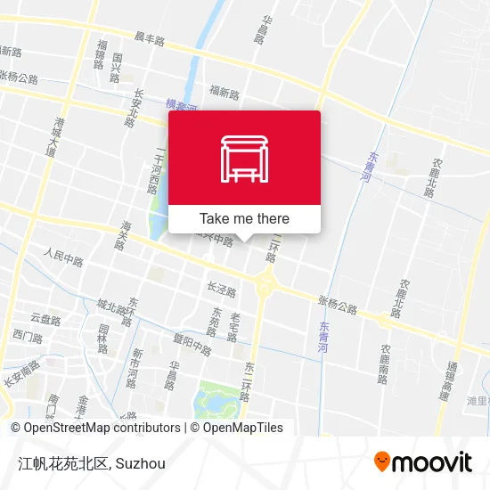 江帆花苑北区 map