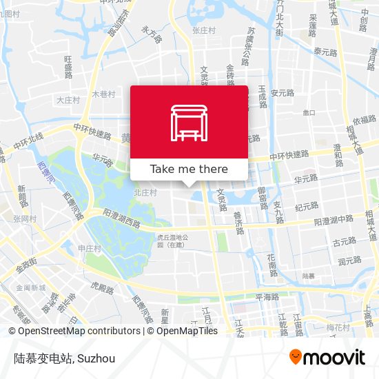陆慕变电站 map
