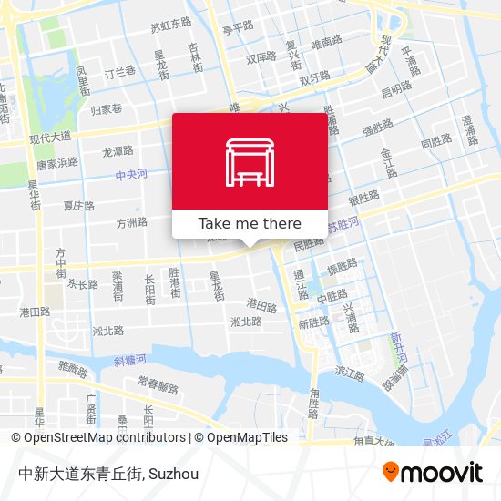 中新大道东青丘街 map