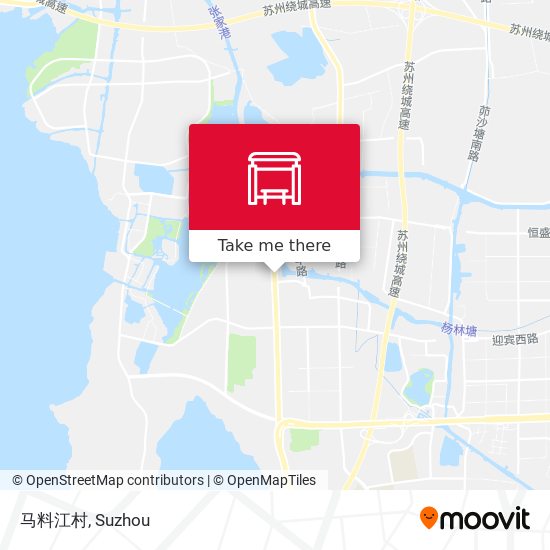 马料江村 map