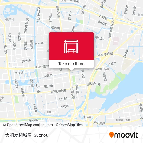 大润发相城店 map