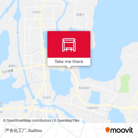 严舍化工厂 map