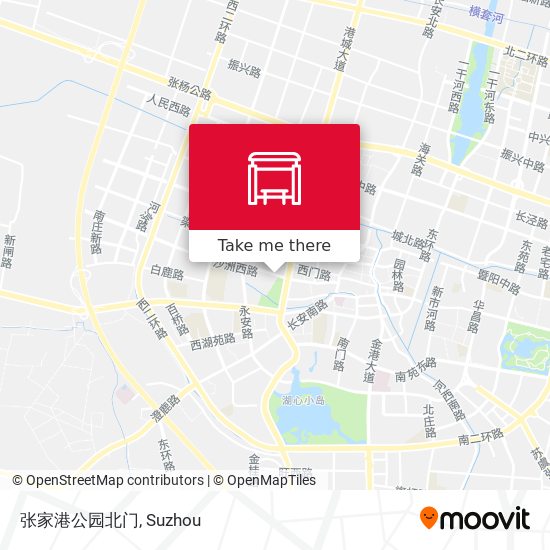 张家港公园北门 map
