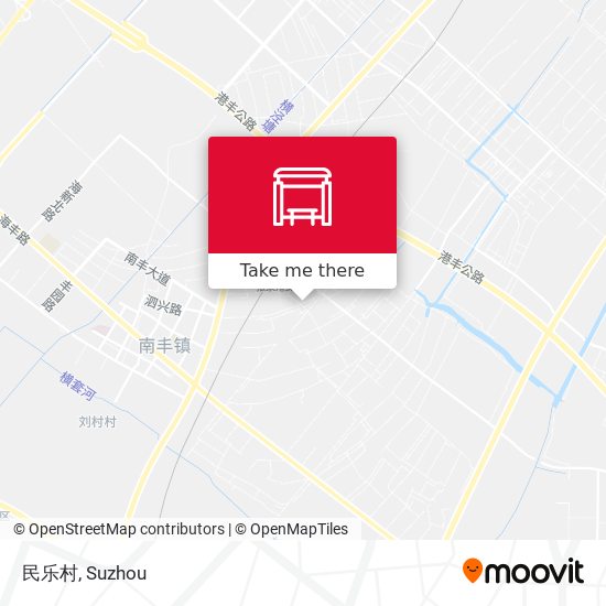 民乐村 map