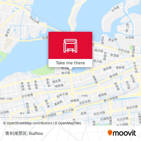 青剑湖景区 map