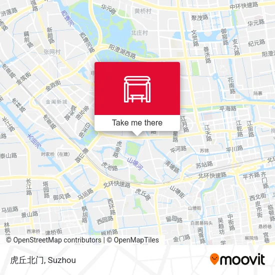 虎丘北门 map