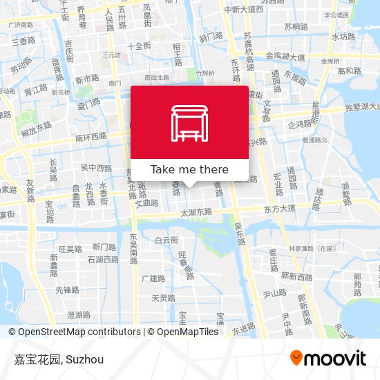 嘉宝花园 map