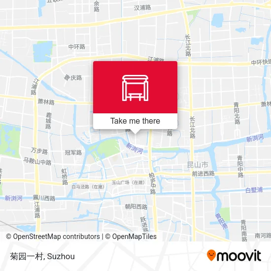 菊园一村 map
