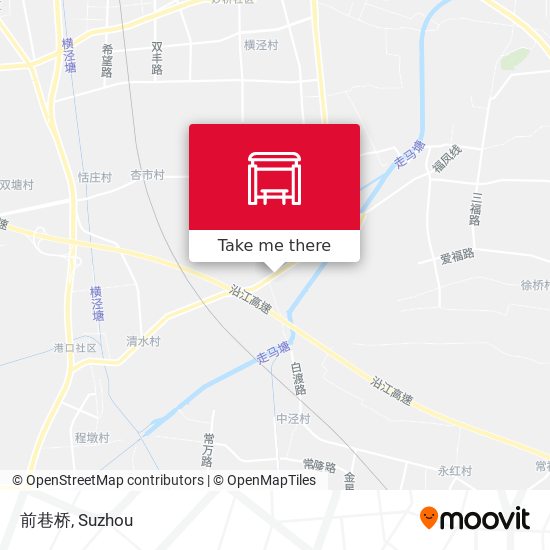 前巷桥 map