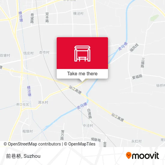 前巷桥 map