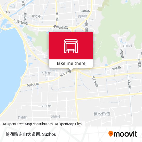 越湖路东山大道西 map