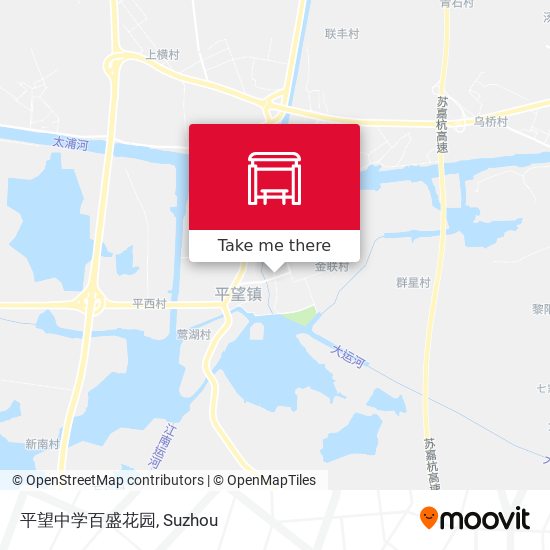 平望中学百盛花园 map