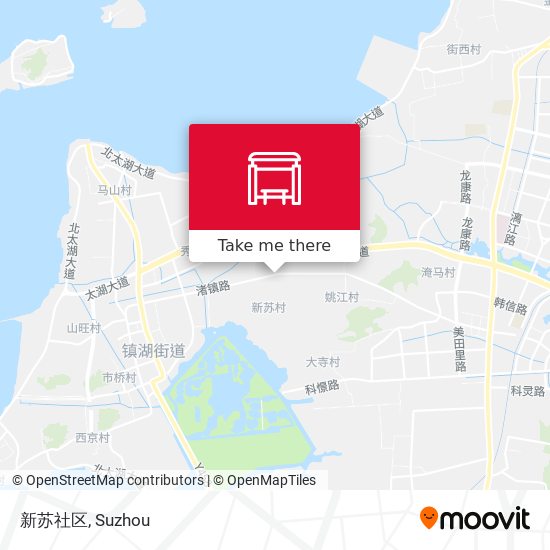 新苏社区 map