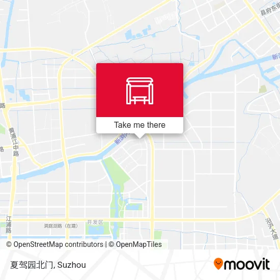 夏驾园北门 map