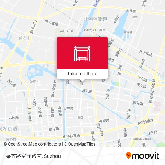 采莲路富元路南 map