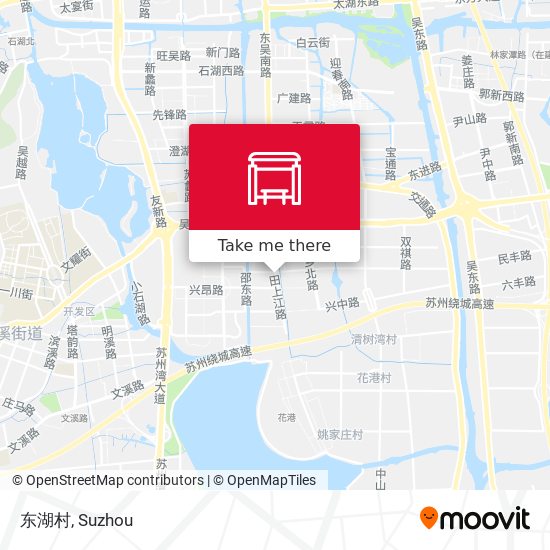 东湖村 map