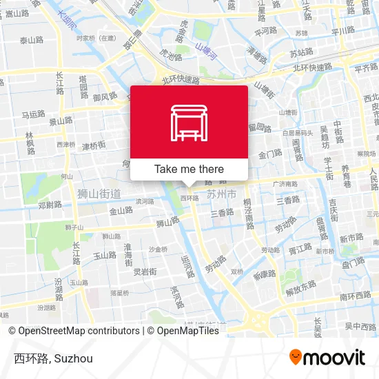 西环路 map