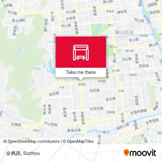 金枫路 map