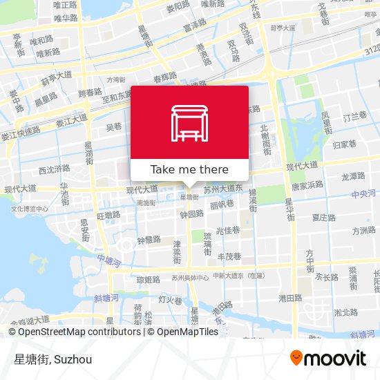 星塘街 map