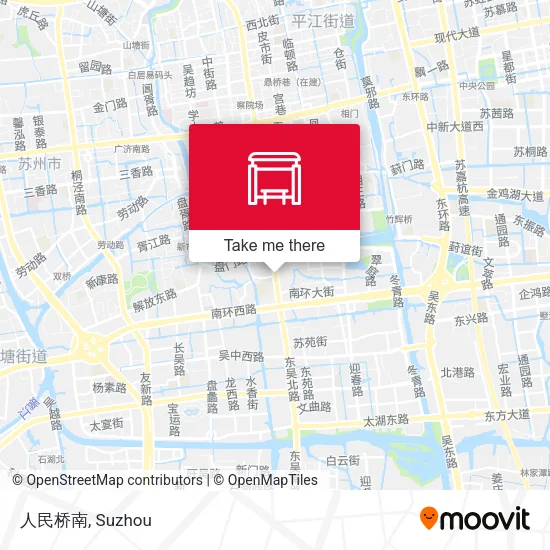 人民桥南 map