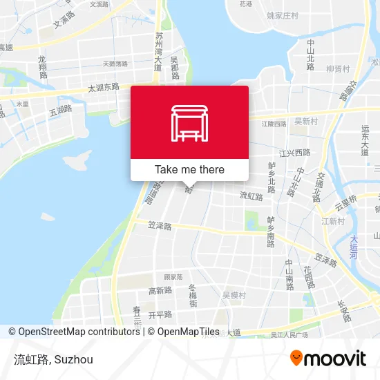 流虹路 map