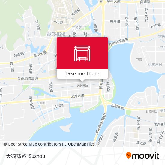 天鹅荡路 map