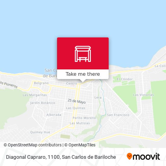 Mapa de Diagonal Capraro, 1100