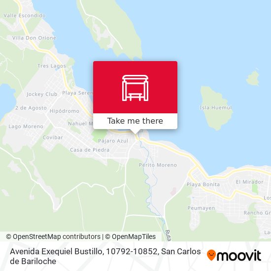 Avenida Exequiel Bustillo, 10792-10852 map