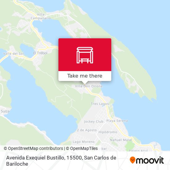 Mapa de Avenida Exequiel Bustillo, 15500