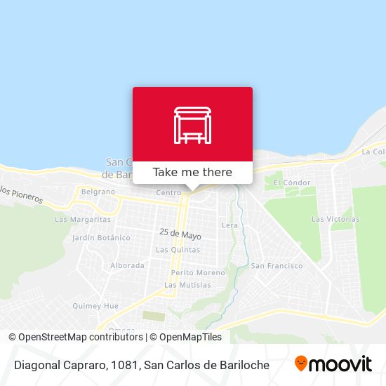 Diagonal Capraro, 1081 map
