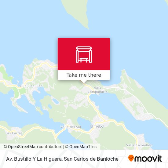 Mapa de Av. Bustillo Y La Higuera