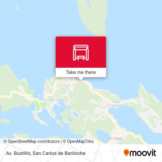 Av. Bustillo map