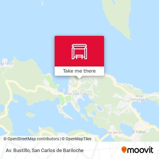 Av. Bustillo map