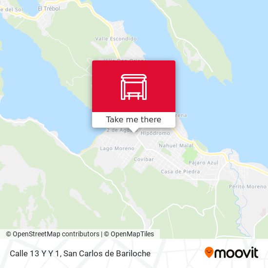 Mapa de Calle 13 Y Y 1