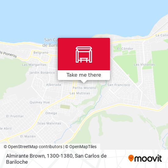Almirante Brown, 1300-1380 map