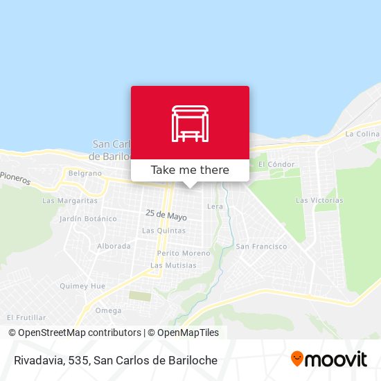 Rivadavia, 535 map