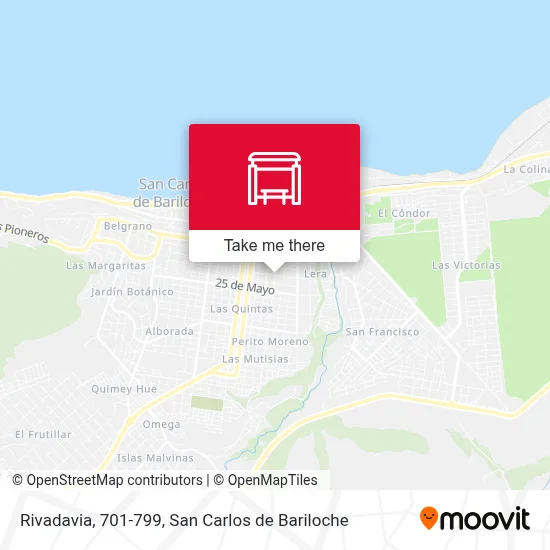 Rivadavia, 701-799 map