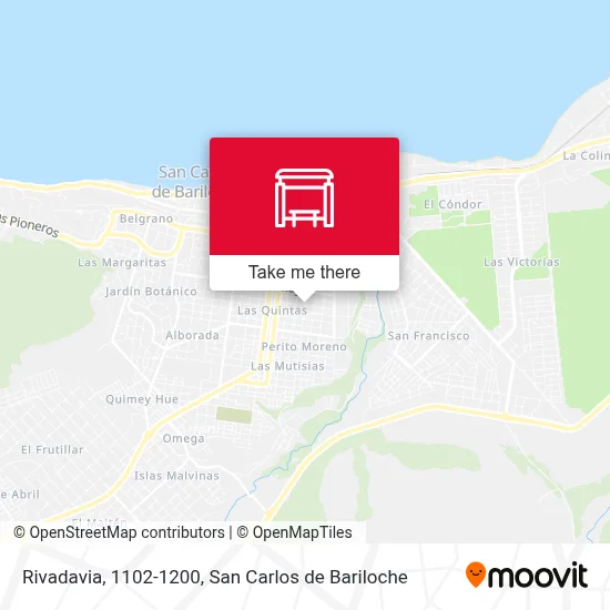 Rivadavia, 1102-1200 map